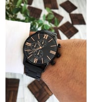 erkek  Çelik kasa analog Kol Saati