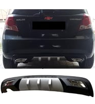 Chevrolet Kalos Difüzör Difizör Gri + Kare Egzoz Görünüm C Tip