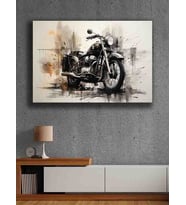Koç stüdyo Modern tasarım kanvas tablo 50x70 (Çok Renkli)