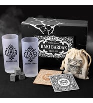İsimli ve Harfli Rakı Bardağı Seti Hediye Kutusu