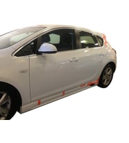 Opel Astra Uyumlu J Hatchback - Sedan Uyumlu 2013 - 2015 Yan Marşpiyel Seti (Plastik) (Karışık)