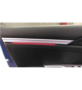 ÇMK Honda Civic Fc5 2016-2020 Kapı Iç Çıta Ambians 2 Parça Kırmızı