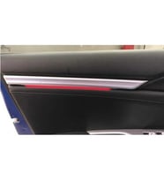 ÇMK Honda Civic Fc5 2016-2020 Kapı Iç Çıta Ambians 2 Parça Kırmızı