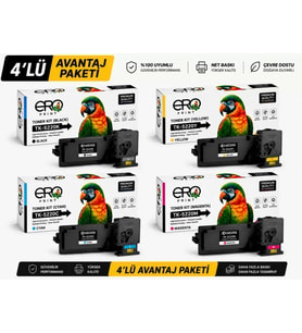 Kyocera TK-5220 4 Renk Muadil Toner Set