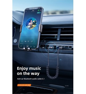 Lexroo Bluetooth Car Receiver Aux, Gri