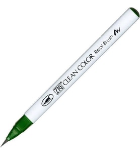 Zig Clean Color Real Brush Fırça Uçlu Marker Kalem 040 Green 