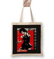 One Piece Luffy 07 Bez Çanta Uzun Saplı