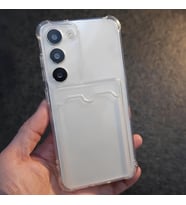 Samsung Galaxy S24 Transparent Kartlıklı Antişok Kılıf Şeffaf