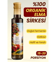 Elma Sirkesi - Organik, Doğal Fermantasyon, %100 Doğal, Katkısız, 250 ml