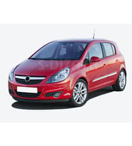 Opel Corsa Uyumlu D Krom Yan Kapı Çıtası 4 Parça 2007-2014