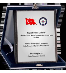 ODAK KUPA - Ahşap Plaketler - PL-003-M A - 15x20 cm
