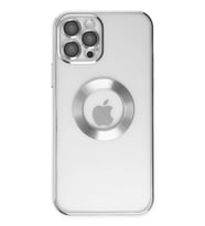 iPhone 12 Pro Kılıf Slot Silikon - Gümüş
