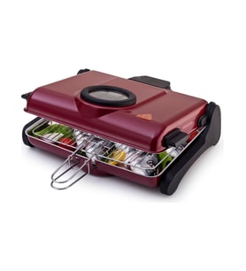 Akel AB661 Çift Telli Kapaklı Elektrikli Izgara 1200 Watt