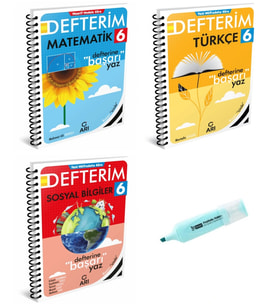 6.Sınıf Matematik Türkçe Ve Sosyal Bilgiler Akıllı Defterim