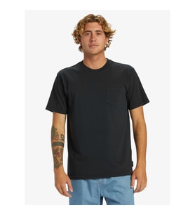 Quiksilver Salt Water Pkt Tee Swp Erkek T-shirt (Siyah)