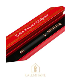 Kişiye Özel Roller Kalem , Kalem Mavi Renk Yazmaktadır Rose Gold (Siyah)