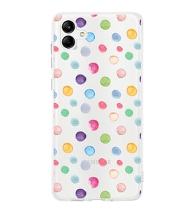 PrintiFy Samsung Galaxy A55 ile Uyumlu 1mm Slim Fit Water Color 6 Baskılı Şeffaf  Kılıf
