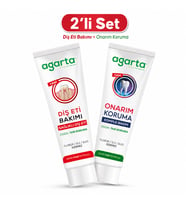 Agarta Doğal Tam koruma Diş Macunu 90 ML Diş Eti Bakımı & Onarım - Koruma 90 ML (Karma 2 Li Set)
