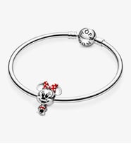 Disney, Puantiye Fiyonklu ve Elbiseli Minnie Charm Mickey Mouse Charm