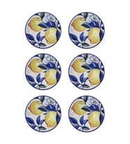 The Mia Odore Di Limone Çay Tabağı 6lı Set 13 cm ODL0014 (Çok Renkli)