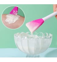 Silikon Yüz Temizleme Fırçası ve Maske Uygulama Spatulası