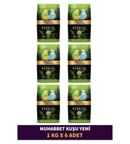 Muhabbet Kuşu Yemi 1 Kg X 6 Adet
