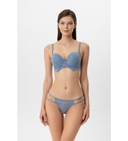 Pierre Cardin Lingerie Kadın Milan Push Up Dantelli Sütyen Tanga Takım