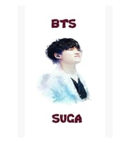Suga Bts Lover Tablo Ahşap Poster Dekoratif Kod3904