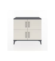 Arges Şifonyer 3 Raflı 4 Kapaklı 88x30x80 Antrasit-Aytaşı