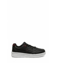 Lumberjack PISA Hafif Rahat Sneaker Spor Günlük Ayakkabı Memory Foam Taban (Siyah-Bordo)