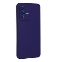Pilelistore   Vivo V23 5G Kılıf Nano içi Kadife Silikon - Mor