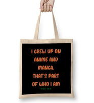 ANIME Quotes - Style Lover Quotes Sayings Words gift Bez Çanta Uzun Saplı