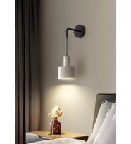 Rsylight Retro Metal Dekoratif Rustik Beyaz Vintaje Modern Duvar Aplik