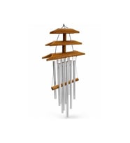 Kişiye Özel Bambu Metal Çubuklu Rüzgar Çanı No:1027 - 36x17cm