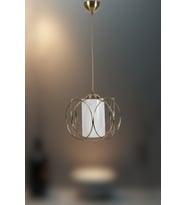 Luxon Sarkıt Avize – 4 Farklı Renk Seçenekli Modern Tasarım Avize (Eskitme Altın)