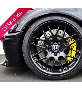 Lincoln Town Car Uyumlu Brembo Sarı Kaliper Kapağı 4 Parça Ön Arka Set (Karışık)