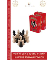 #SatrançPiyonu Eksik Takım Tamamlama Dayanıklı Kaliteli 95mm Büyük Plastik Satranç Dünyası Piyonu