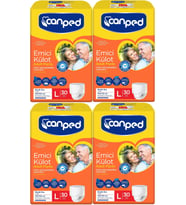 Canped Emici Külot Hasta Bezi Dev Eko Pk 120 Adet Büyük (4PK*30)