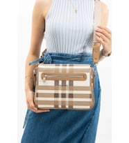 Günlük Kombinlere Uygun Kadın Ekose El ve Omuz Çantası 6011MH (STD)
