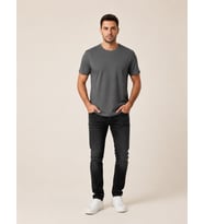 VİGOSS ERKEK BATTAL O YAKA BASIC T-SHIRT B3124-03370