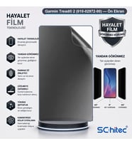 SChitec Garmin Tread® 2 (010-02972-00) Uyumlu Ön Yüzey Hayalet Privacy Hidrojel Ekran Koruyucu