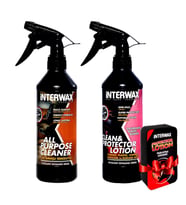 INTERWAX 2'li SET DÖŞEME TEMİZLEME ve TORPİDO TEMİZLEME SÜTÜ 500 ML