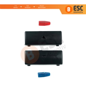 BMW X5 E53 2000-06 E39 96-2003 64116915812 İçin Klima Kontrol Sıcaklık Arttırma Azaltma Düğme Kapağı