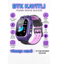 Çocuklar İçin Kameralı, Sim Kartlı, Imei Kayıtlı Akıllı Takip Saati