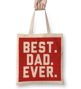 Fathers Day Awesome Dad And Rugby Lover Bez Çanta Uzun Saplı