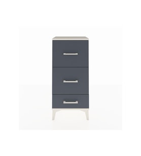 Arges Komodin 3 Çekmeceli 44x30x96 Aytaşı-Antrasit