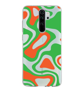 Xiaomi Redmi Note 8 Pro Uyumlu Kapak Renkli Desen Tasarımlı Şeffaf Silikon Kılıf