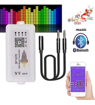 El kumandası müzik SP107E Pixel RGB uzaktan kumanda LED ışık Bluetooth Remote controller kontrol 20metre DC 5-24V