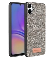 Northcity Onegif Samsung Galaxy A07 4G Uyumlu Bright Simli Kapak - Gümüş