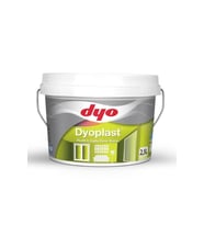 Dyo Plast Beyaz Su Bazlı Plastikİc Cephe Boyası 2,5 lt